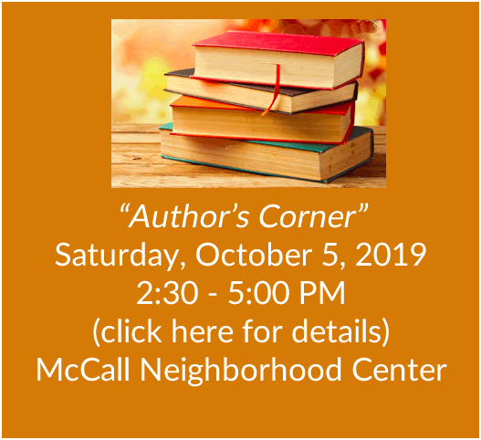 Authors Corner Flyer for Sharing image